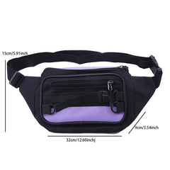 Canvas Waist Bag Women's Fanny Pack Hip Ho...