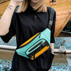 Canvas Fanny Pack Waist Bag Women Zipper Hip Hop Messenger Shoulder Pack