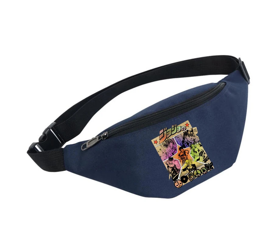 Waterproof Waist Bag for JoJo's Bizarre Adventure Fans