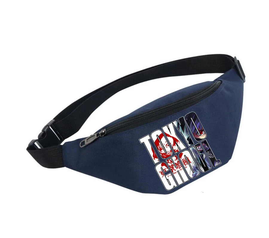 Waterproof Waist Bag Tokyo Ghoul Fanny Pack Unisex Chest Handbag
