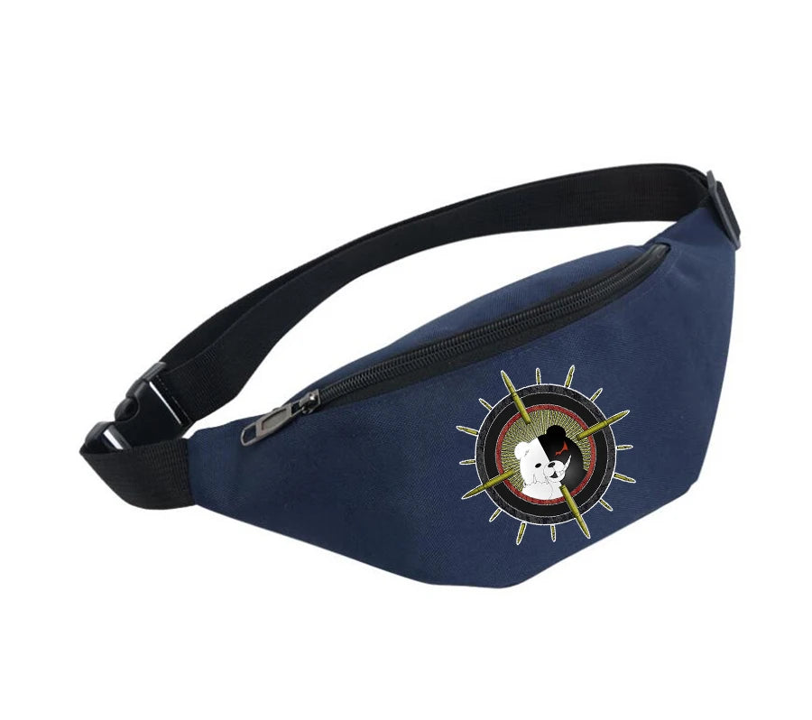 Waterproof Waist Bag Danganronpa Handbag Unisex Fanny Pack