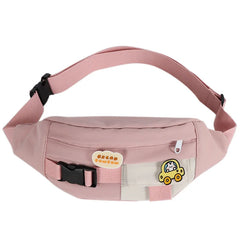 Canvas Waist Bag Women Fanny Pack Girls Crossbody Chest Bag