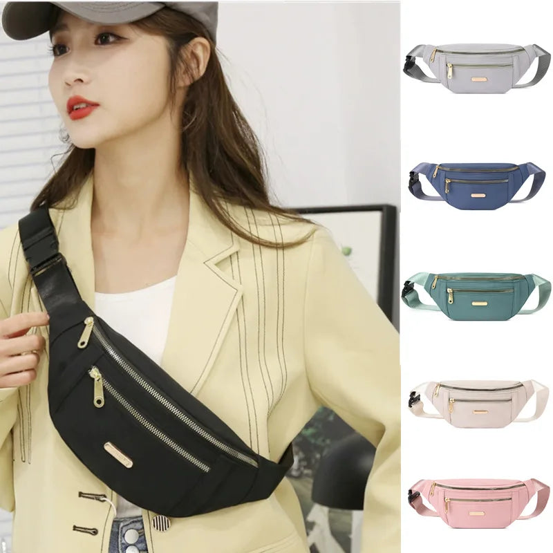 Women's Oxford Waist Bag Crossbody Shoulder Chest Bags