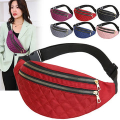 Women's Oxford Waist Bag Fanny Pack Shoulder Crossbody Belt Bags