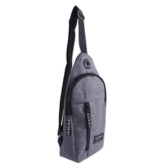 Canvas Chest Bag Small Crossbody Streetwear Fanny Pack