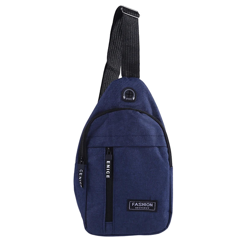 Canvas Hip Hop Streetwear Chest Bag Crossbody Fanny Pack