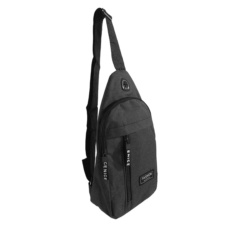 Canvas Hip Hop Streetwear Chest Bag Crossbody Fanny Pack