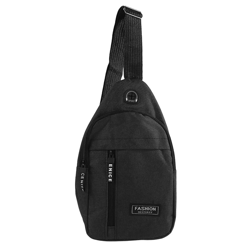 Canvas Hip Hop Streetwear Chest Bag Crossbody Fanny Pack