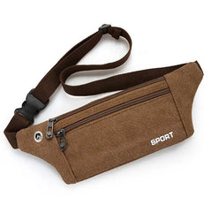 Canvas Waist Pack Bag for Women Fanny Pack Casual Chest Bag