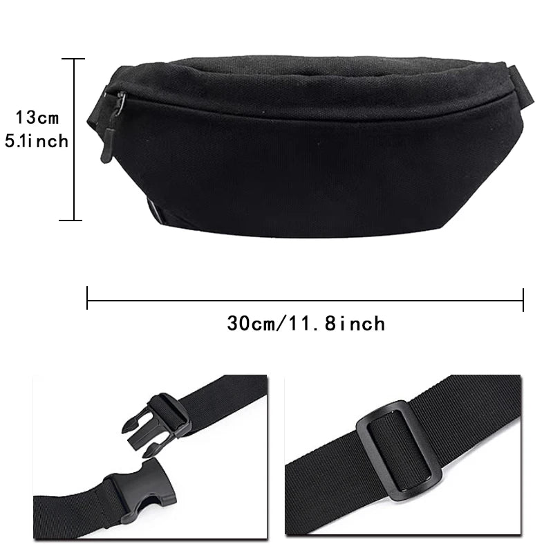 King Print Waist Pack Bags for Women Fanny Packs Casual Chest Bags