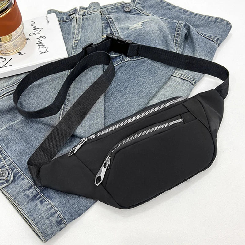 Women's Nylon Waist Pack Fanny Packs Casual Chest Bags