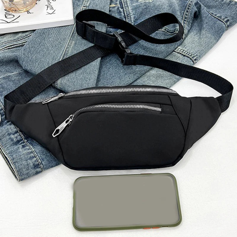 Women's Nylon Waist Pack Fanny Packs Casual Chest Bags