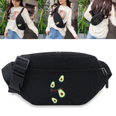 Avocado Print Waist Pack Functional Fanny Pack Phone Travel Wallet Pouch