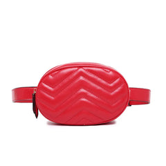 Women's PU Leather Waist Pack Crossbody Belt Bag