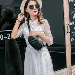 Women's PU Leather Waist Pack Crossbody Belt Bag