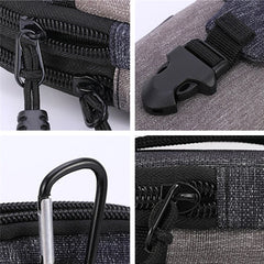 Men's Waterproof Waist Pack Travel Purse Zipper Sport Bag