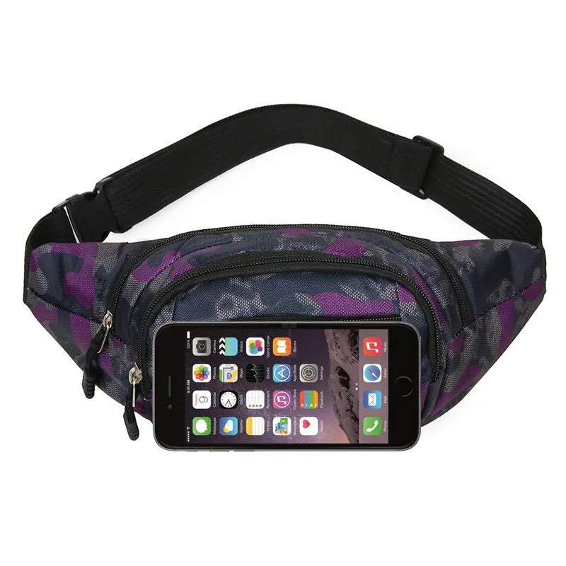 Hip Bag Men Women Waist Belt Travel Purse Chest Fanny Pack