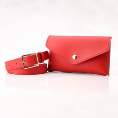 Women Leather Adjustable Belt Bag Waist Pack Wallet