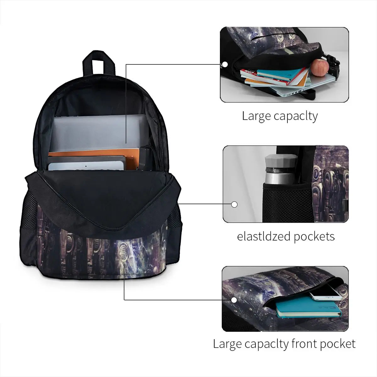 Wake Up Backpacks Men's Backpacks Bags For Women Back Pack School Bags