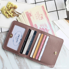 Summer Niche Burst Small Short Ultra-thin Women's Wallet
