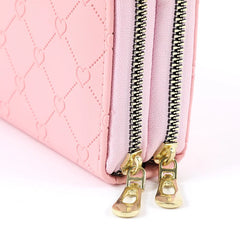 Double Zipper Wallet Women's Phone Bag High-capacity Handbag