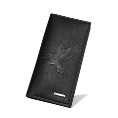 Soft Leather Slim Men's Clutch Money Bag Man Purse Thin Wallet Money Clip