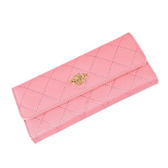 Women's Lingge Crown Wallet with Large Capacity