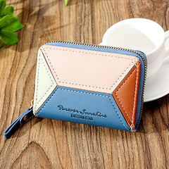 Kids Short Wallet Matching Solid Women Zipper Purse