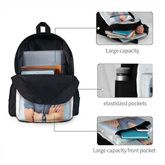 Stylish Hemsworth Backpack with Zipper for Men and Women