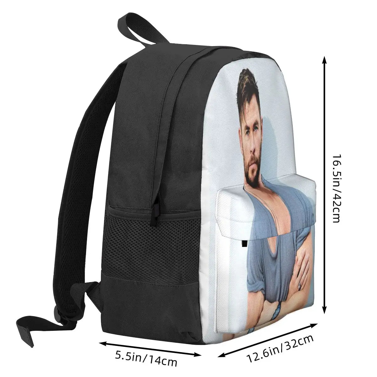 Stylish Hemsworth Backpack with Zipper for Men and Women