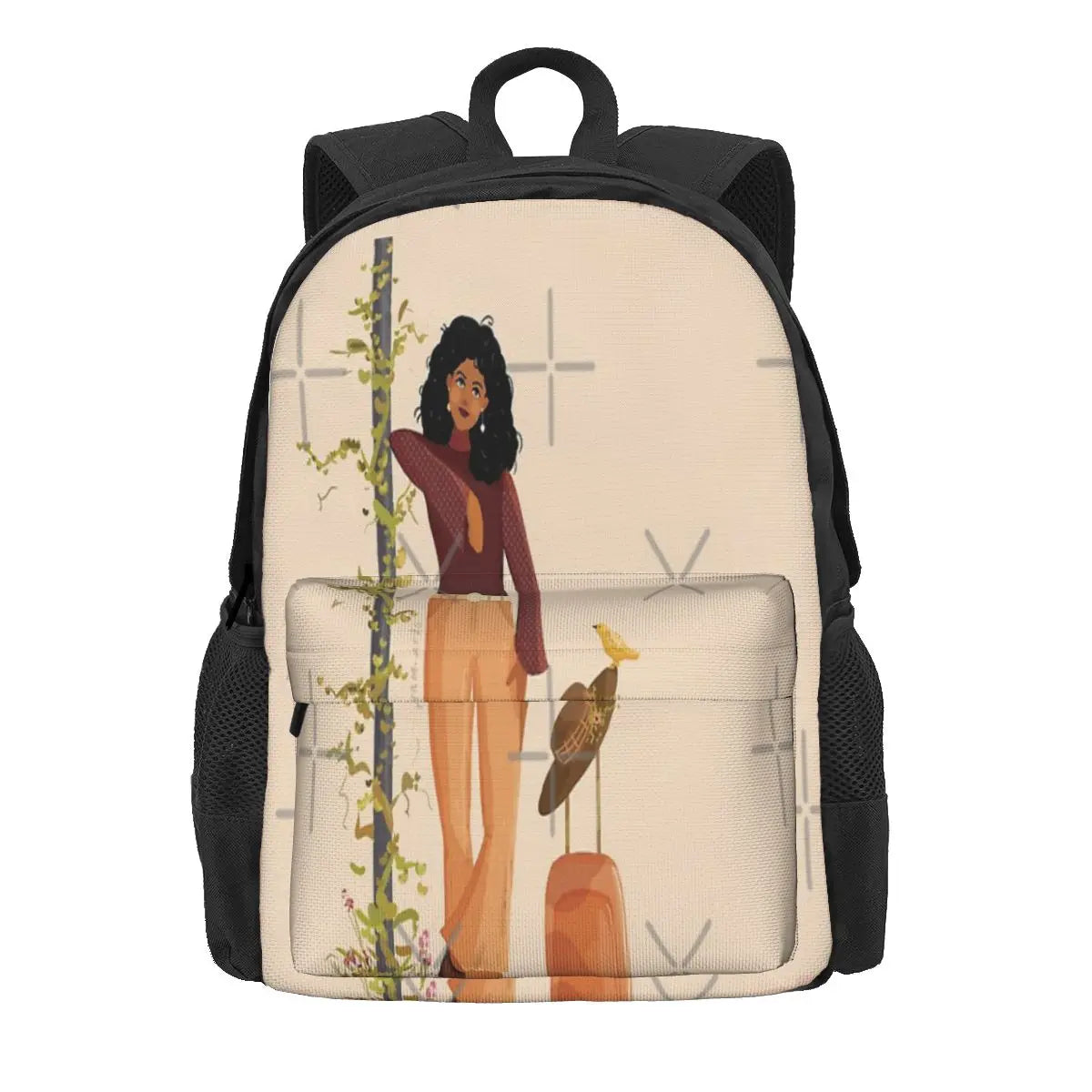 Men's & Women's Wanderlust Daydreams Zipper Backpack