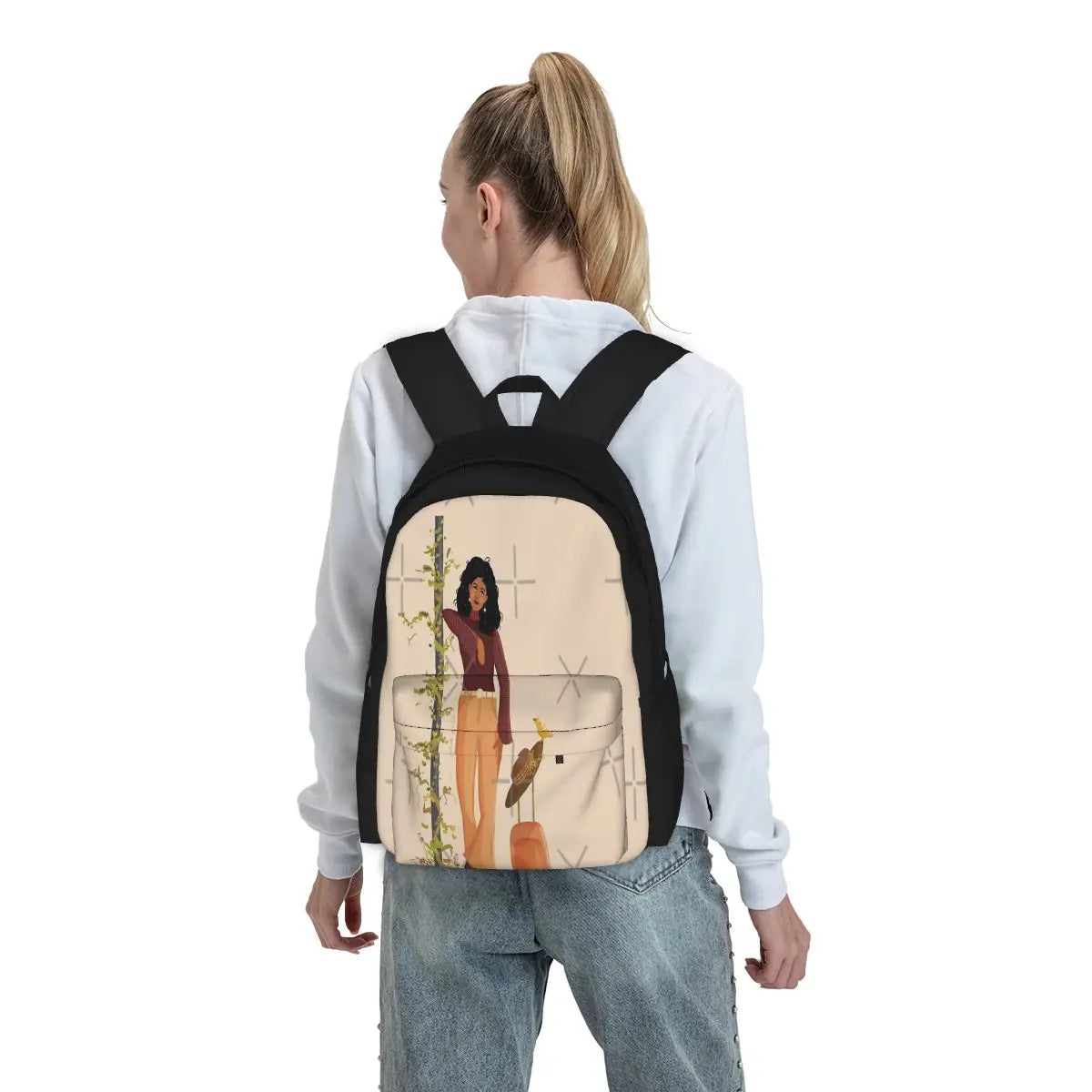 Men's & Women's Wanderlust Daydreams Zipper Backpack