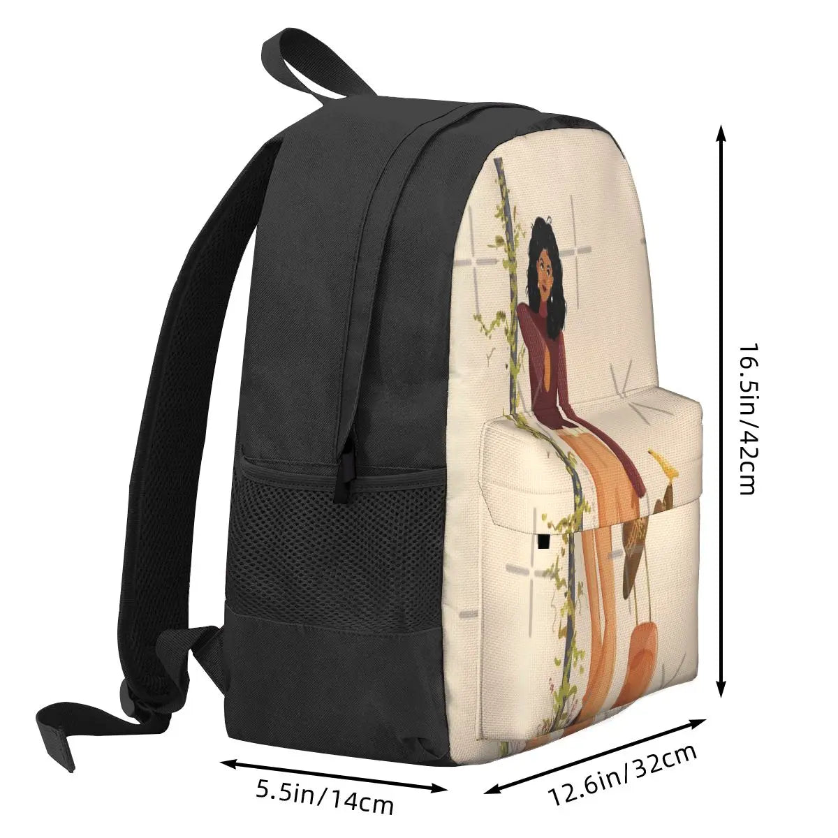 Men's & Women's Wanderlust Daydreams Zipper Backpack