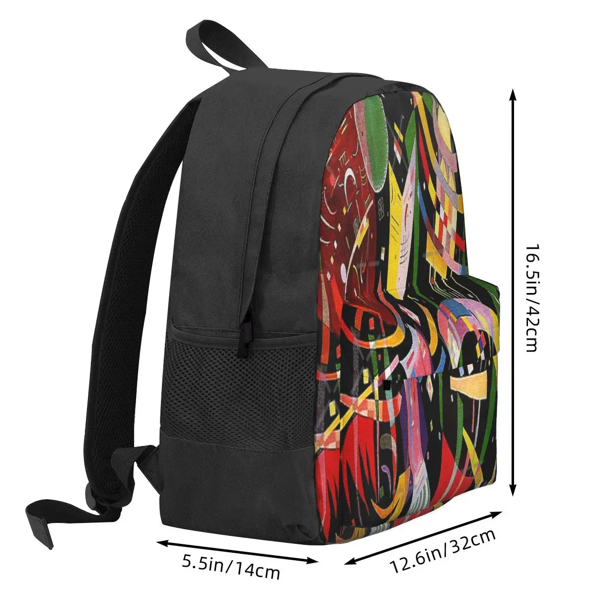 Kandinsky Composition X Backpack Men Women School Bags