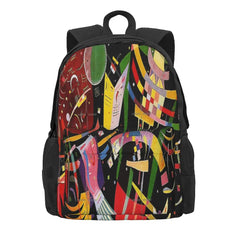 Kandinsky Composition X Backpack Men Women School Bags