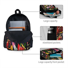 Kandinsky Composition X Backpack Men Women School Bags