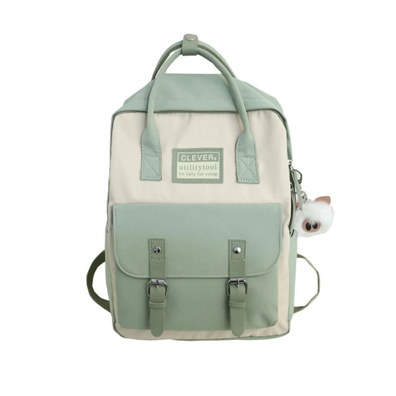 Waterproof Vintage Backpack for Women College Travel Daypack