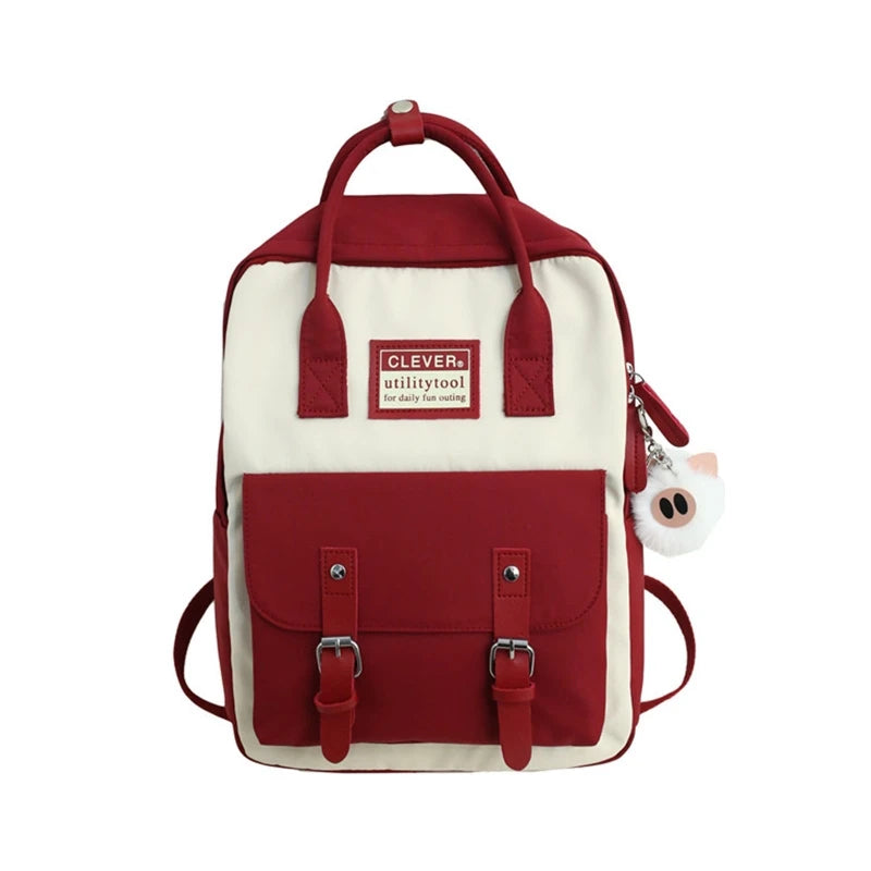 Waterproof Vintage Backpack for Women College Travel Daypack