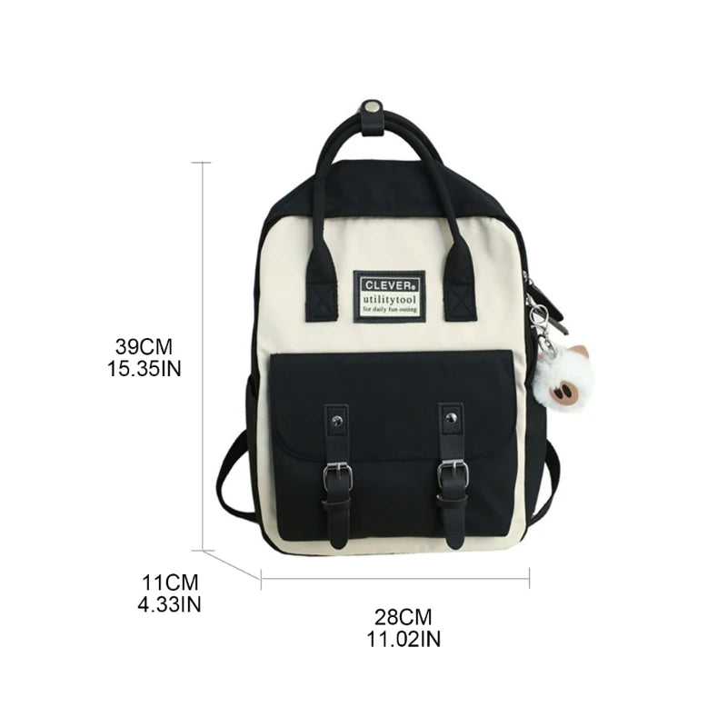 Waterproof Vintage Backpack for Women College Travel Daypack