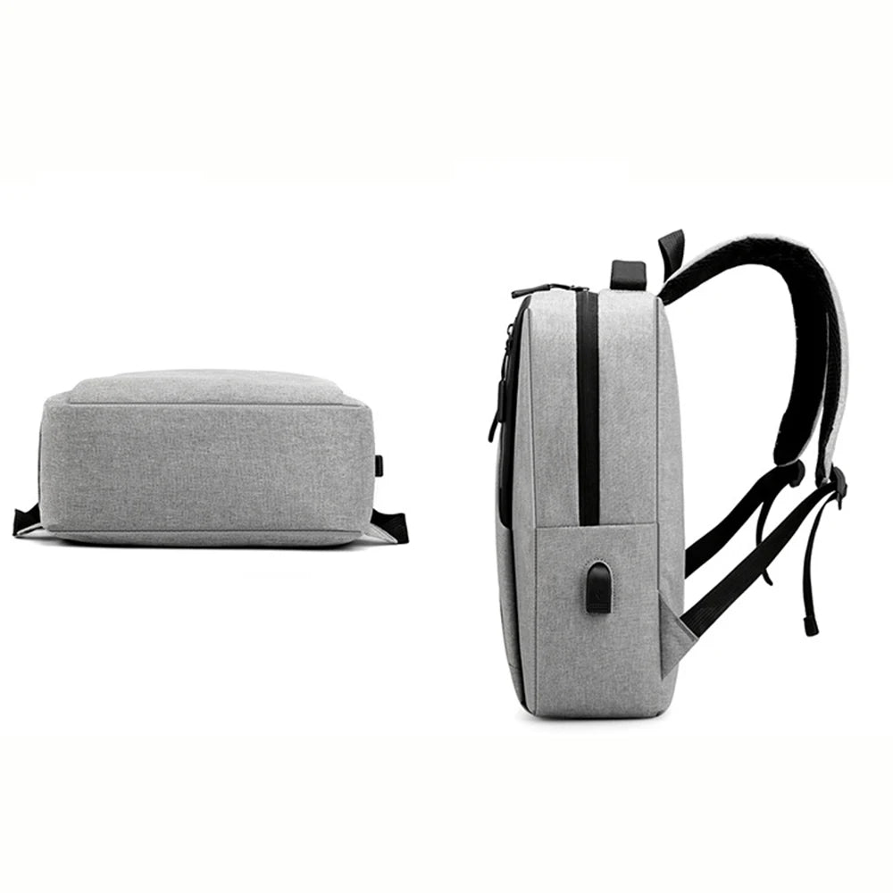 Waterproof Business Backpack Men Reflective Stylish Backpacks USB Charging Bag