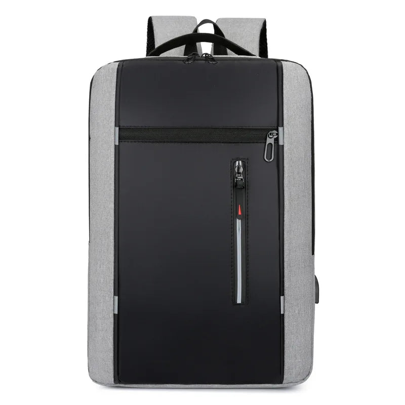 Waterproof Business Backpack USB School Backpack 15.6 Inch Laptop