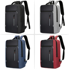 Waterproof Business Backpack USB School Backpacks 15.6in Laptop