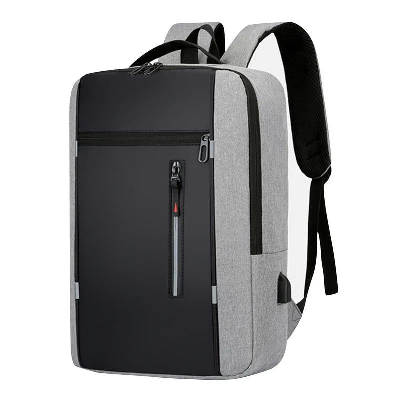 Waterproof Business Backpack Men USB School Backpacks 15.6 Inch Large Capacity B
