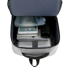 Waterproof Business Backpack Men with USB School Laptop