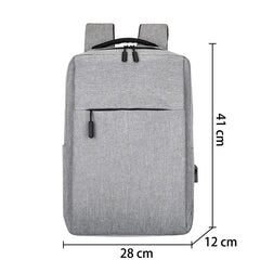Waterproof Business Backpack Men USB School Backpacks 15.6 Inch