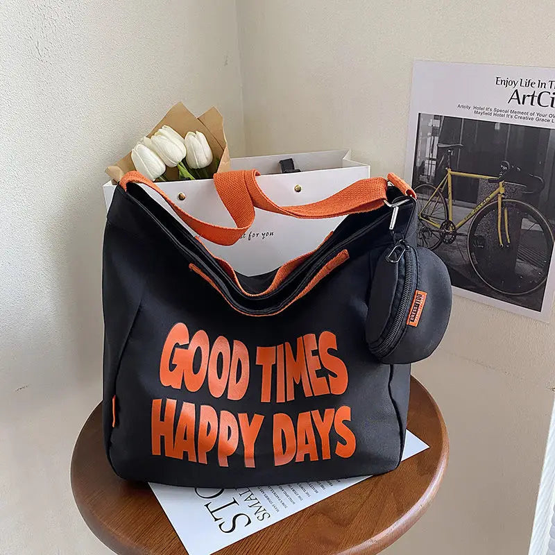 Waterproof Canvas Crossbody Bags for Women Handbags Shoulder Bag Pouch Ladies