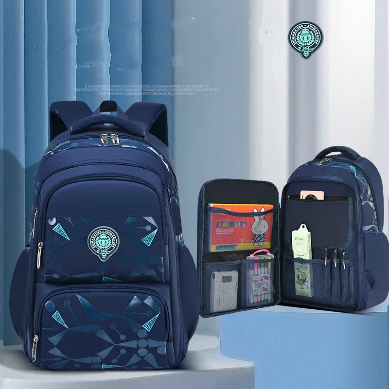 Waterproof Kids School Backpack Girls Boys Primary School Bag