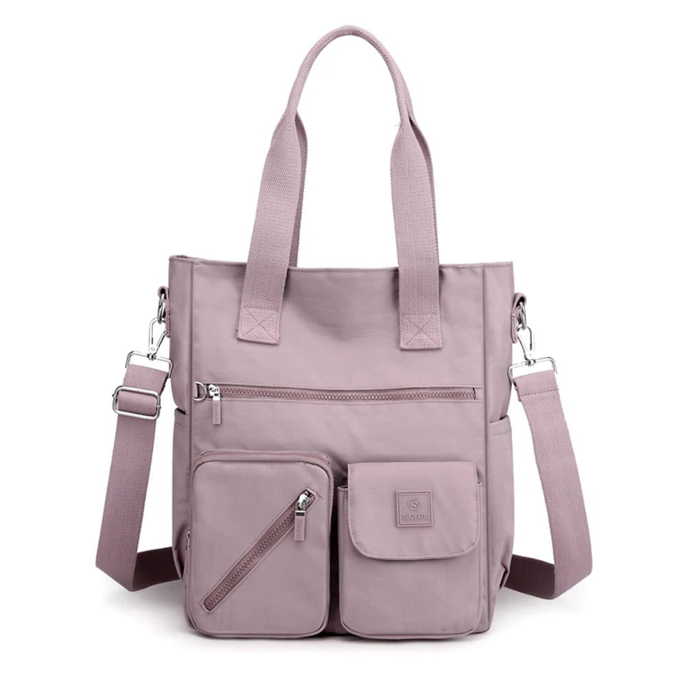 Waterproof Crossbody Bags Casual Nylon Lady Handbags Large Capacity