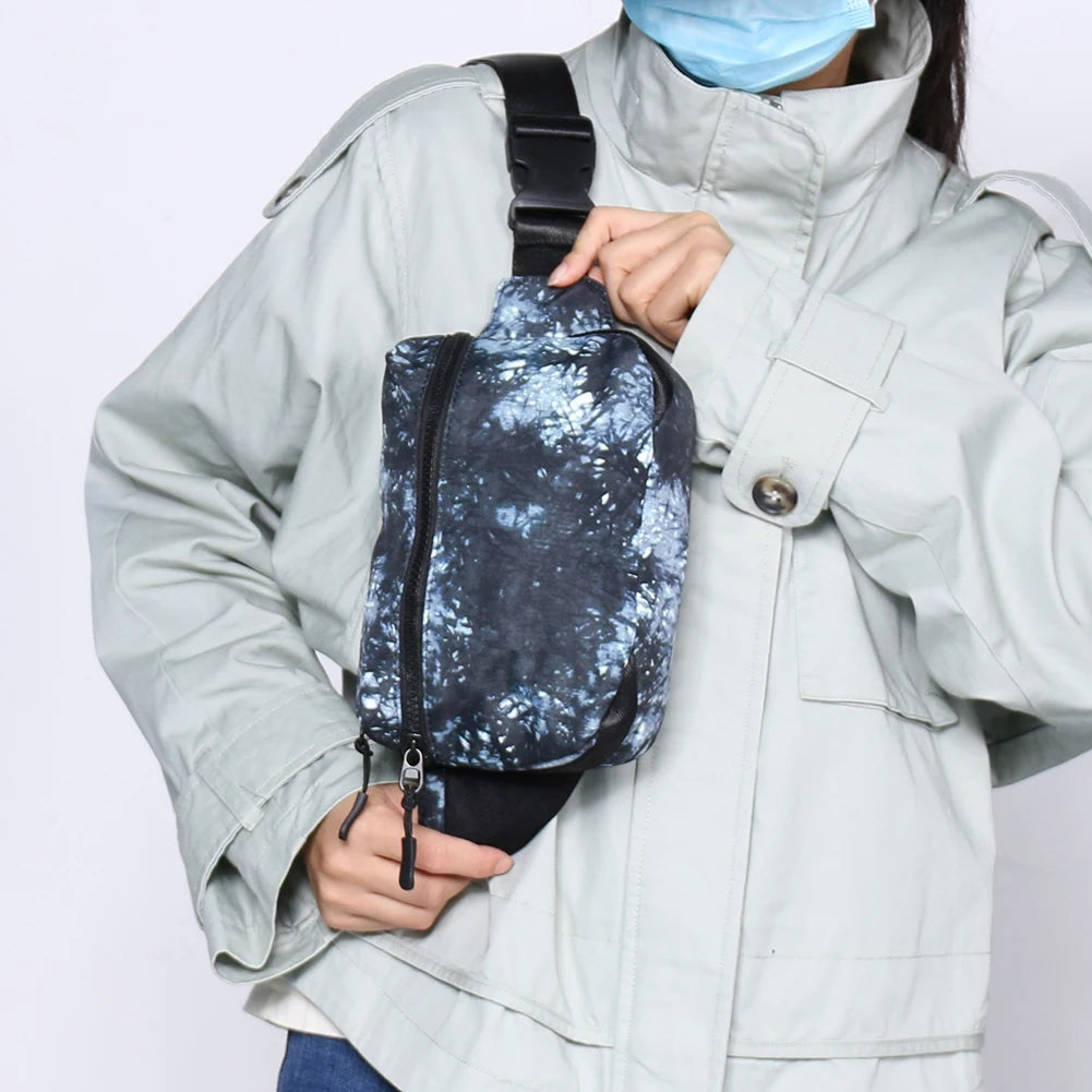 Waterproof Crossbody Chest Bags Casual Unisex Sport Purse Pocket Multi-function