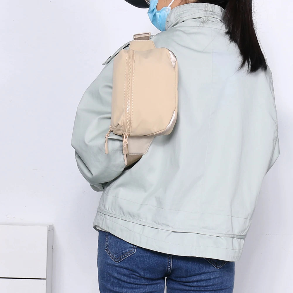 Waterproof Crossbody Chest Bags Casual Unisex Sport Purse Pocket Multi-function